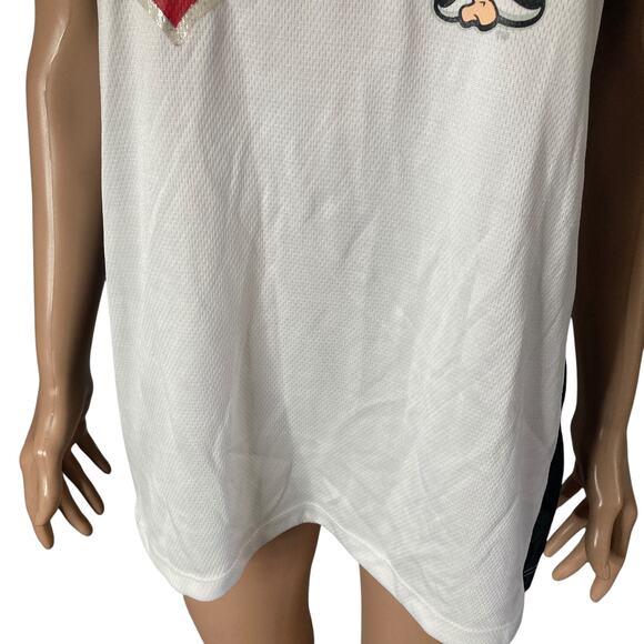 UNLV Rebels Jersey Hey Reb Womens Large White Red - Picture 8 of 14